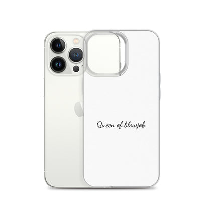 Coque iPhone Queen of blowjob iPhone 13 Pro - Sedurro