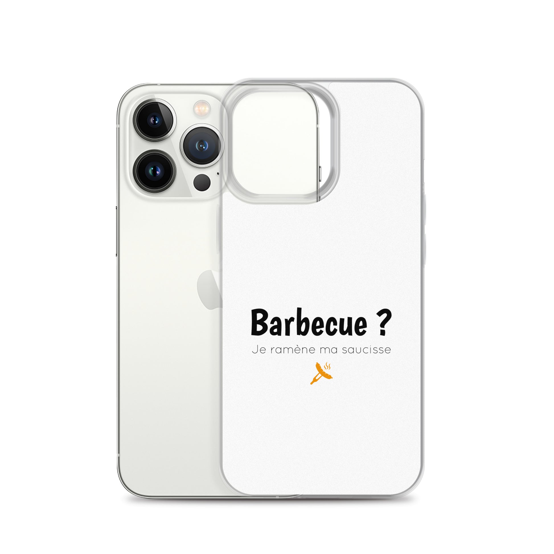 Coque iPhone Barbecue je ramène ma saucisse iPhone 13 Pro - Sedurro