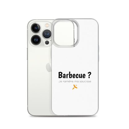 Coque iPhone Barbecue je ramène ma saucisse iPhone 13 Pro - Sedurro