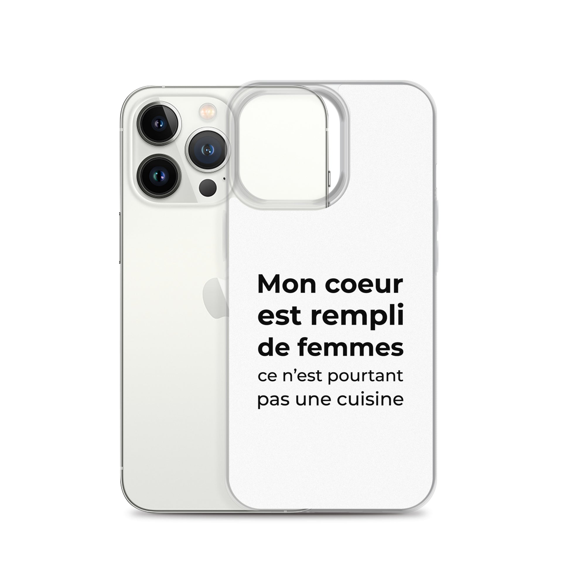 Coque iPhone Mon cœur est rempli de femmes ce n'est pourtant pas une cuisine - Sedurro