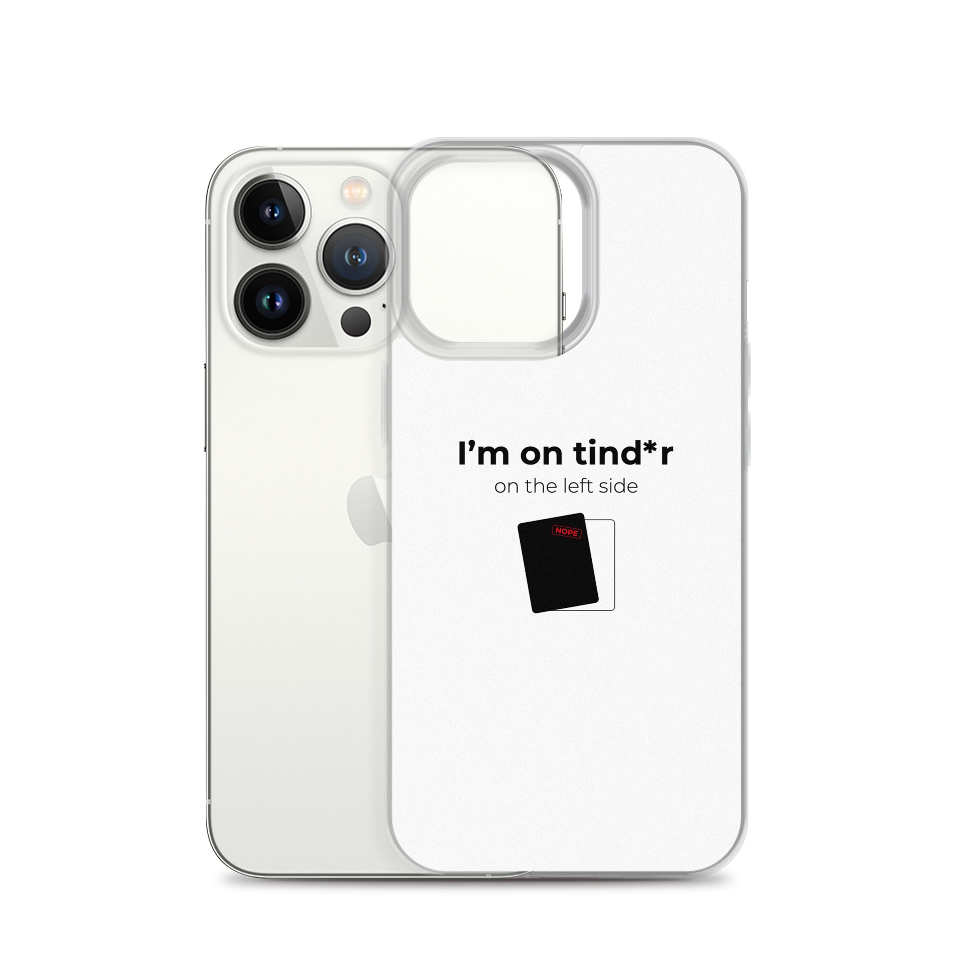 Coque iPhone I'm on tind*r on the left side - Sedurro