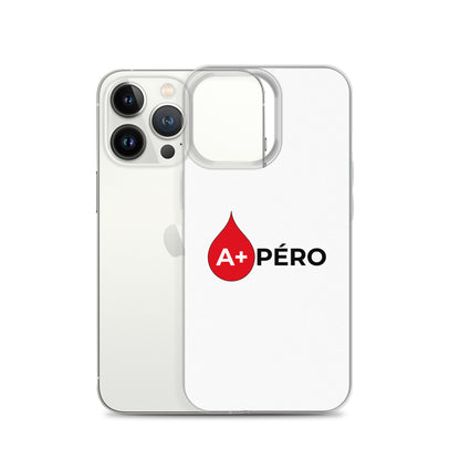 Coque iPhone Apéro groupe sanguin A+ - Sedurro