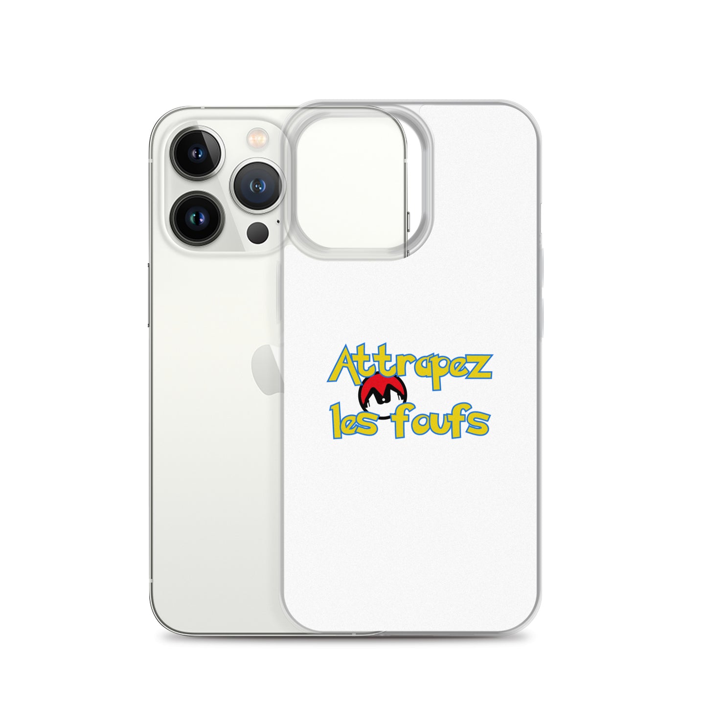 Coque iPhone Attrapez les foufs Pokeboule - Sedurro