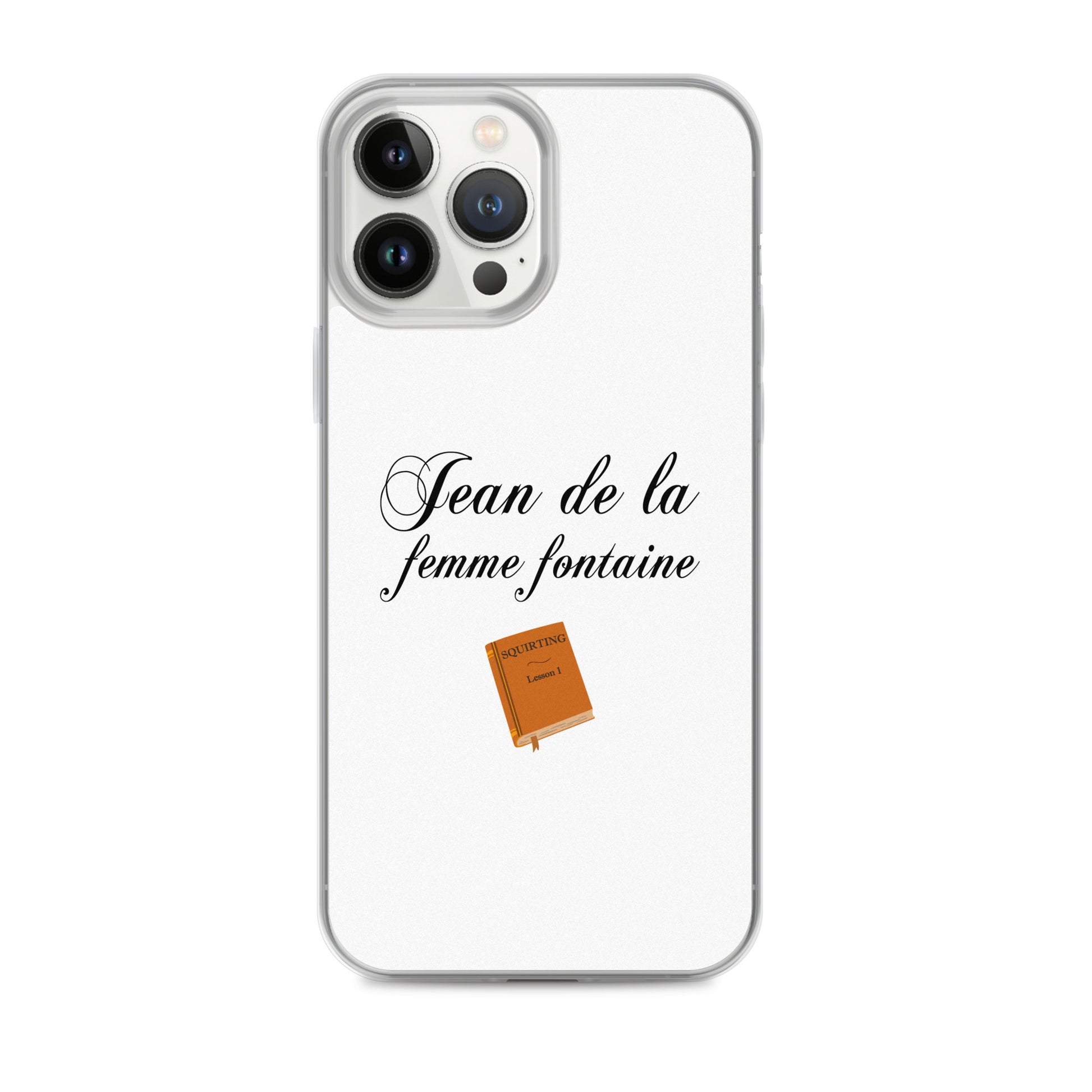 Coque iPhone Jean de la femme fontaine iPhone 13 Pro Max - Sedurro