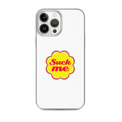 Coque iPhone Suck me sucette chupa iPhone 13 Pro Max - Sedurro