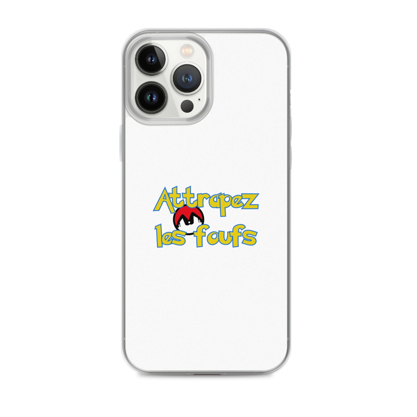 Coque iPhone Attrapez les foufs Pokeboule - Sedurro