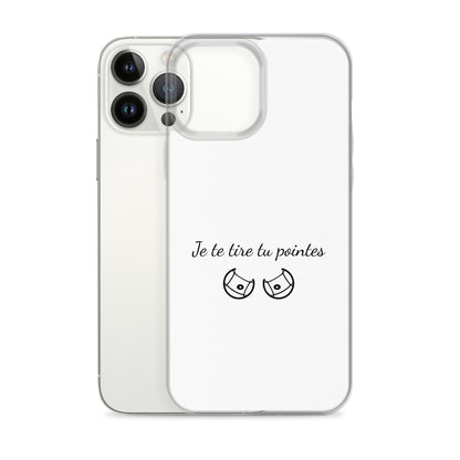 Coque iPhone Je te tire tu pointes iPhone 13 Pro Max - Sedurro