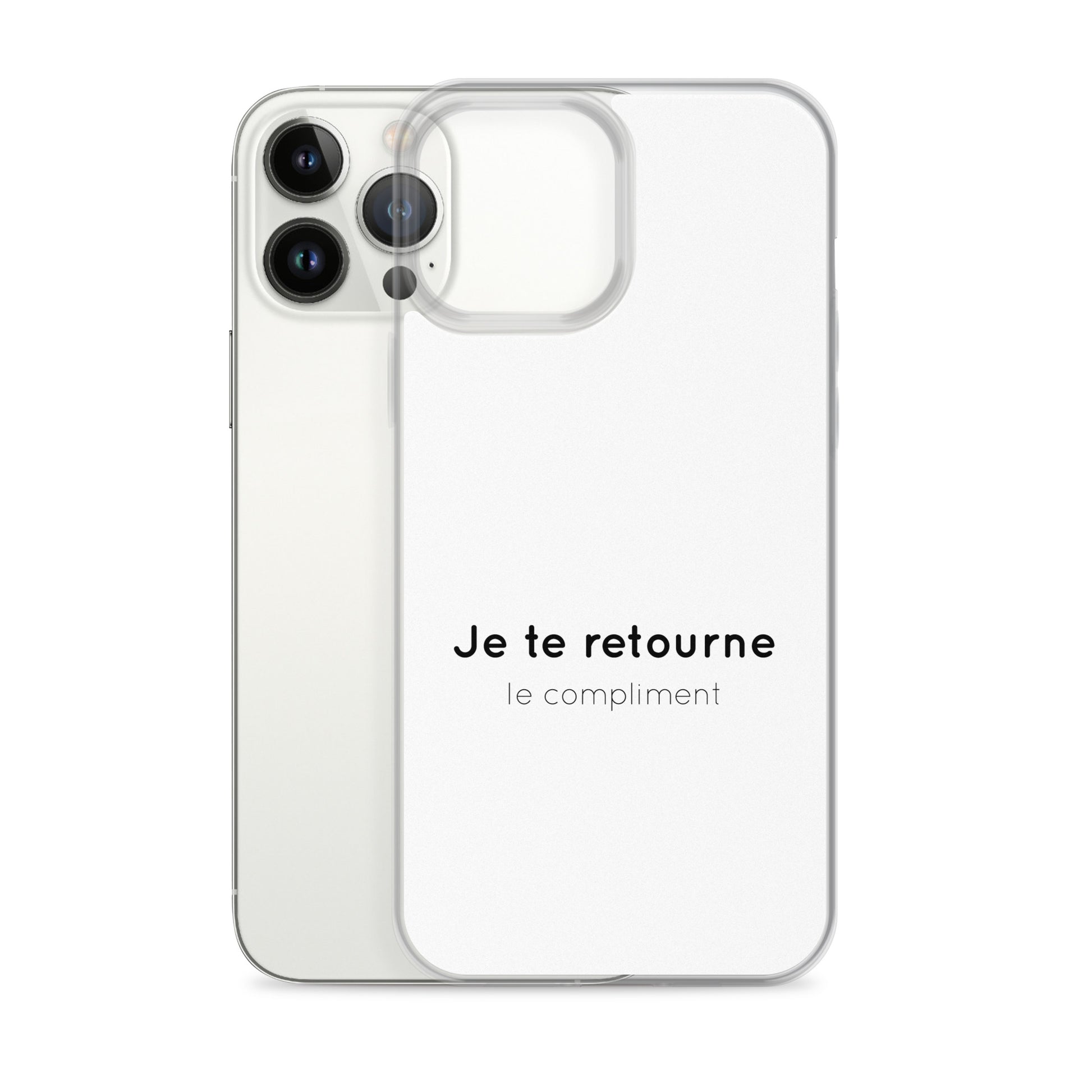 Coque iPhone Je te retourne le compliment - Sedurro