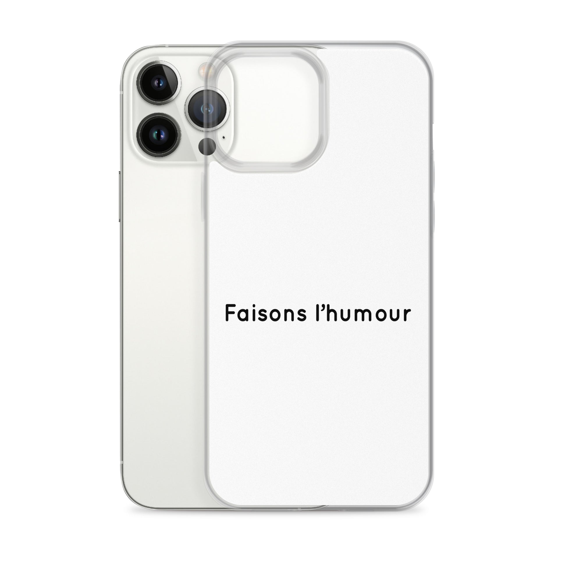 Coque iPhone Faisons l'humour - Sedurro