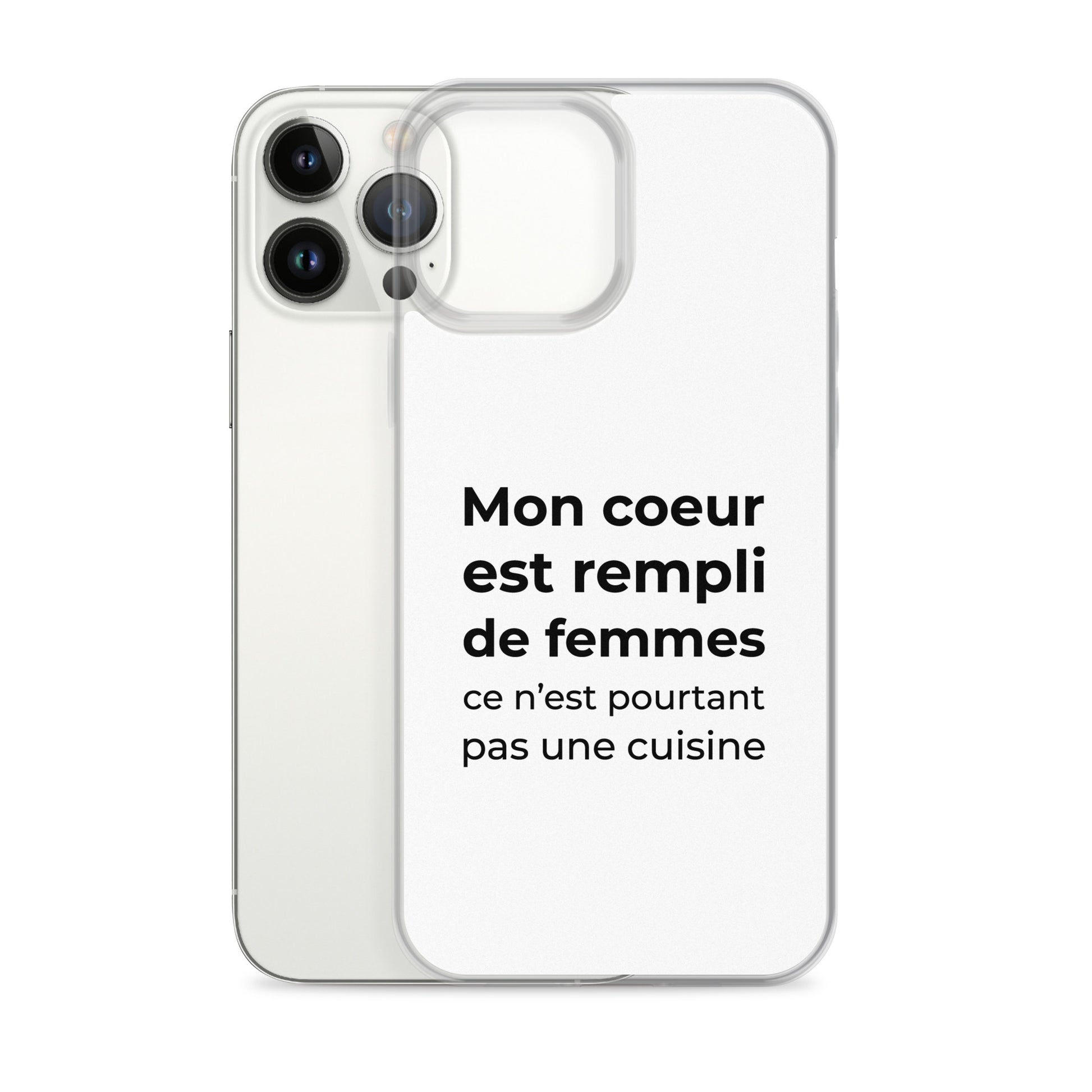 Coque iPhone Mon cœur est rempli de femmes ce n'est pourtant pas une cuisine - Sedurro