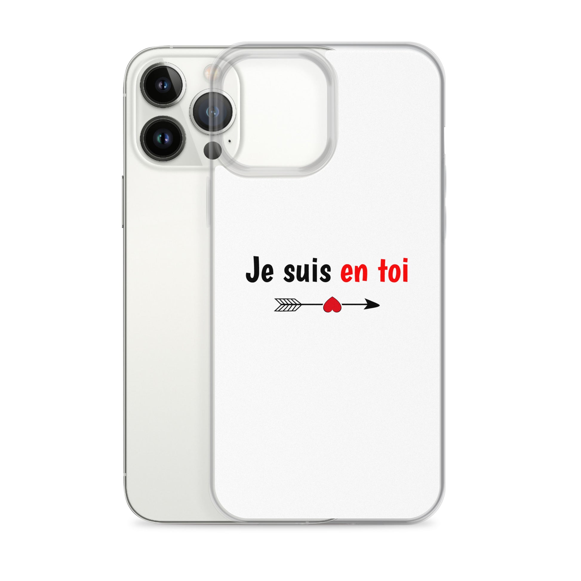 Coque iPhone Je suis en toi flèche cupidon - Sedurro