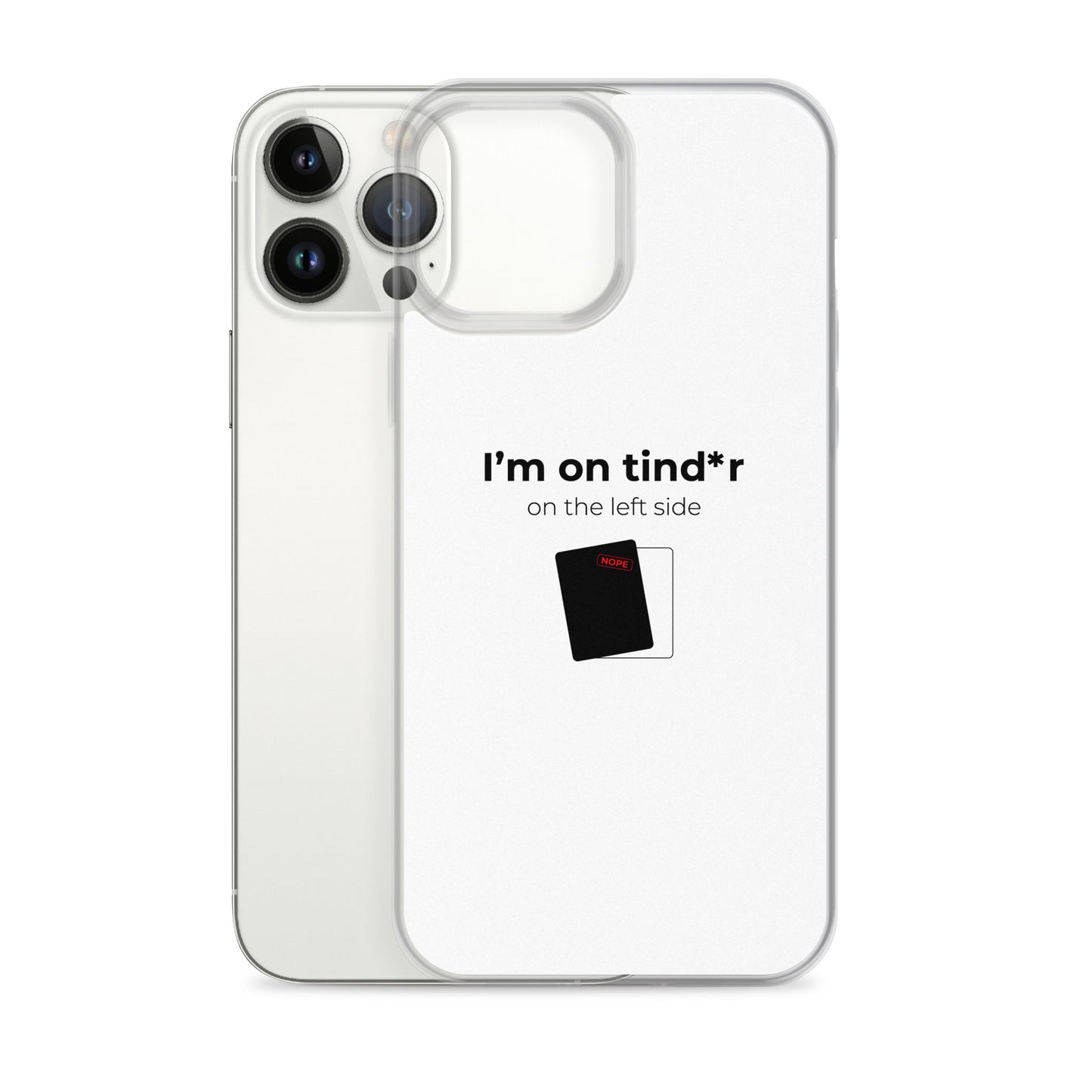 Coque iPhone I'm on tind*r on the left side - Sedurro