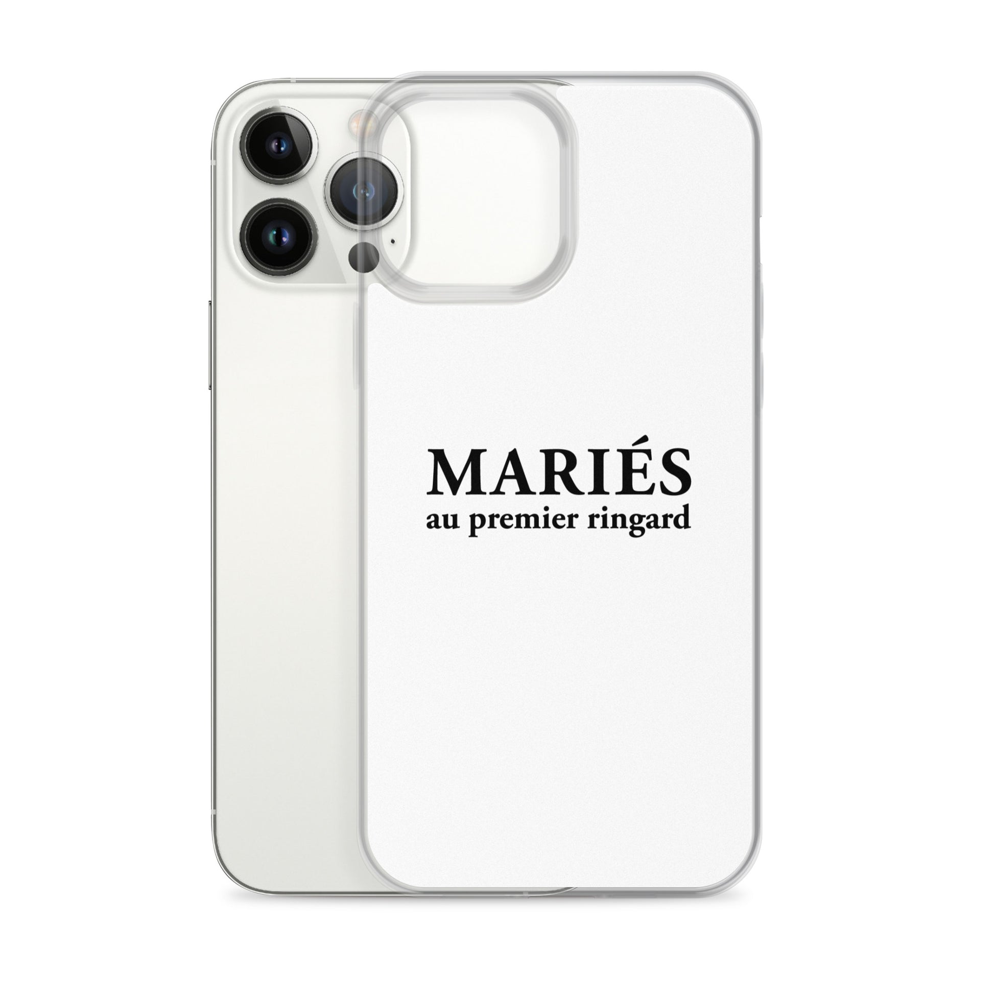 Coque iPhone Mariés au premier ringard - Sedurro