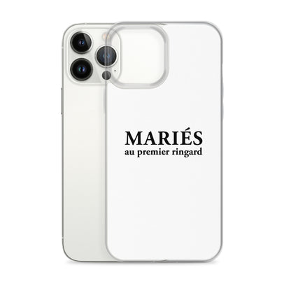 Coque iPhone Mariés au premier ringard - Sedurro