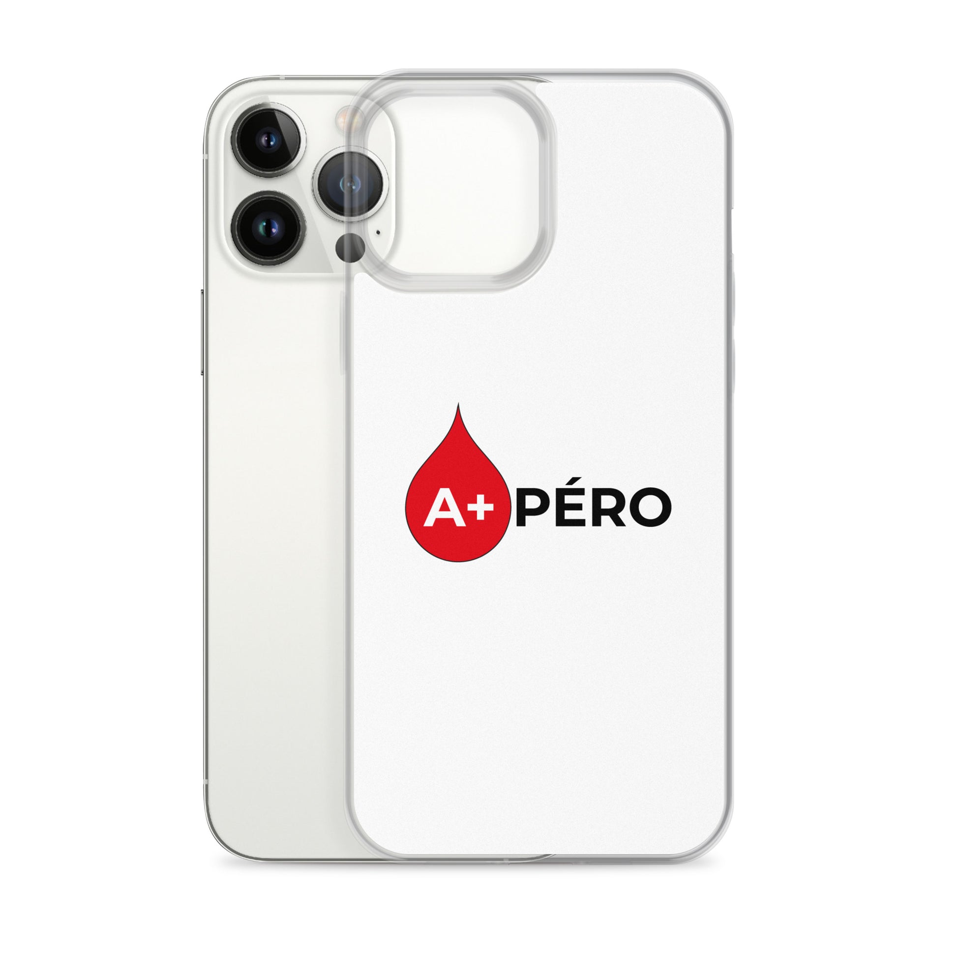 Coque iPhone Apéro groupe sanguin A+ - Sedurro