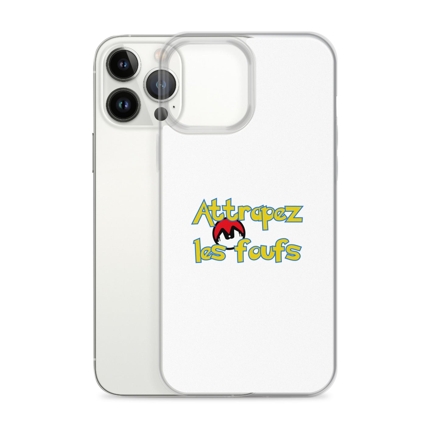 Coque iPhone Attrapez les foufs Pokeboule - Sedurro