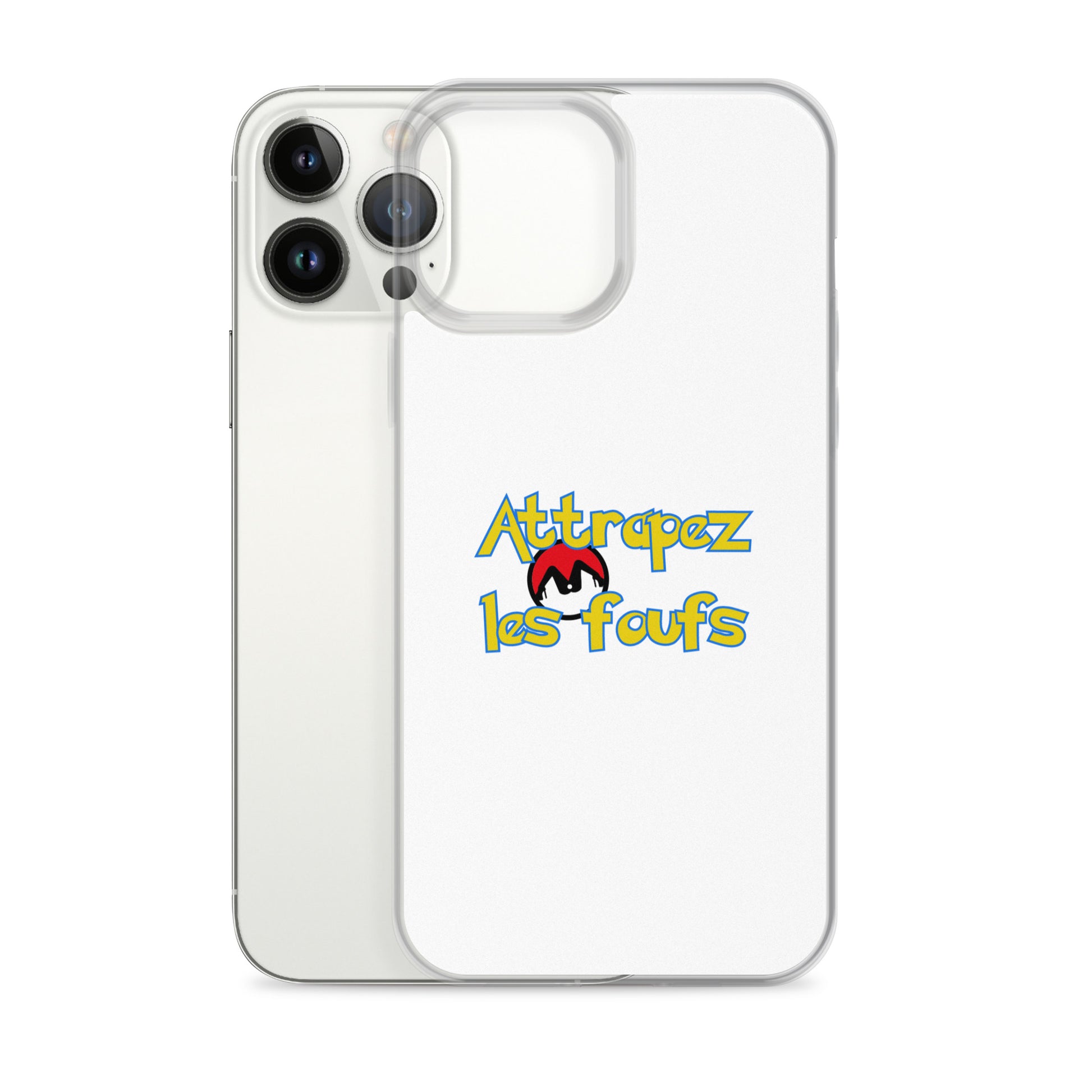 Coque iPhone Attrapez les foufs Pokeboule - Sedurro