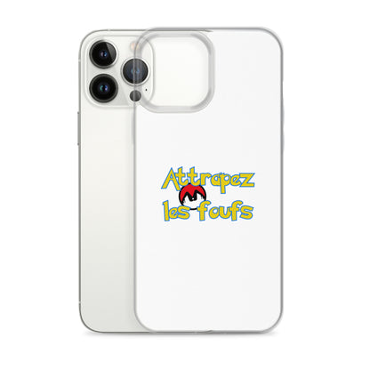 Coque iPhone Attrapez les foufs Pokeboule - Sedurro
