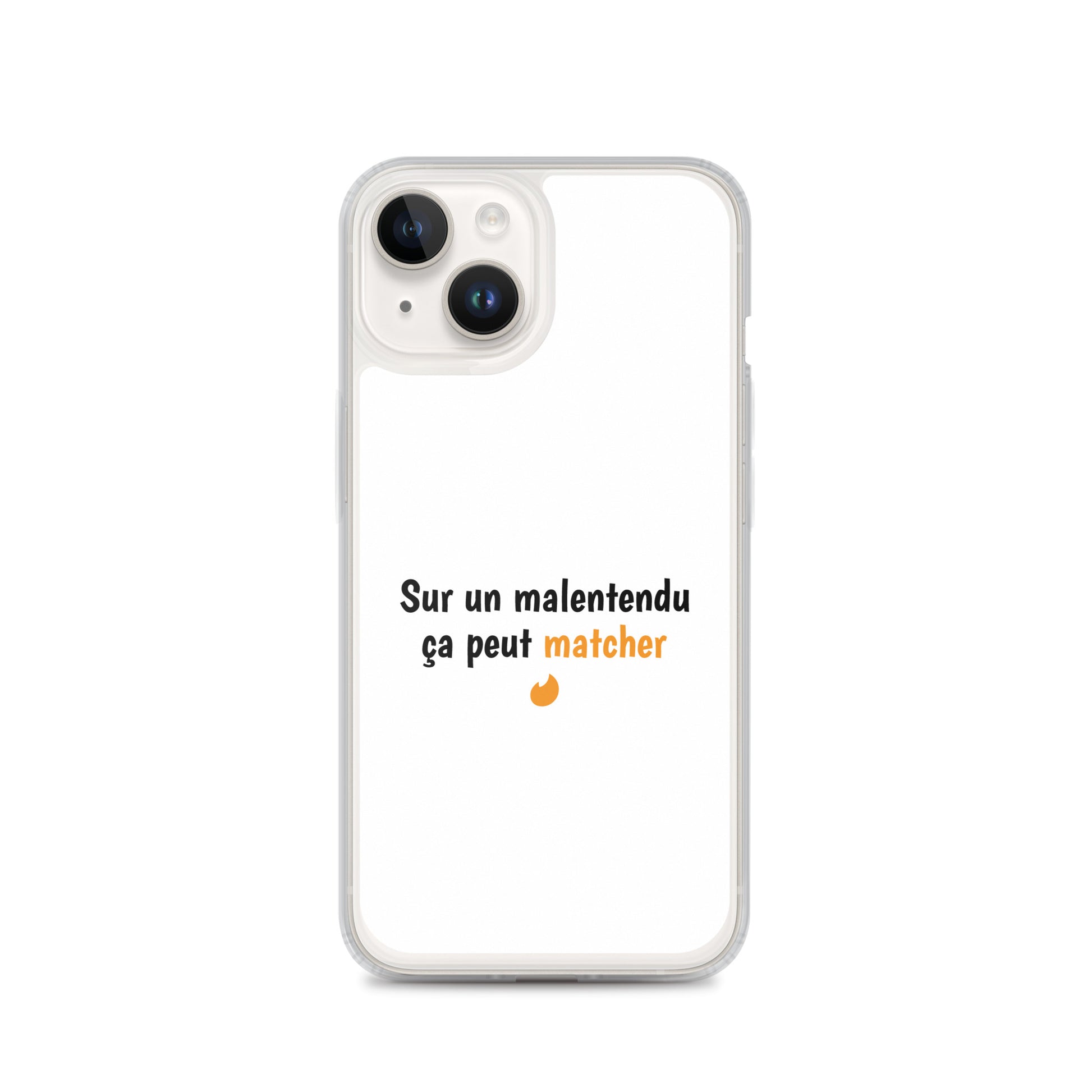 Coque iPhone Sur un malentendu ça peut matcher - Sedurro