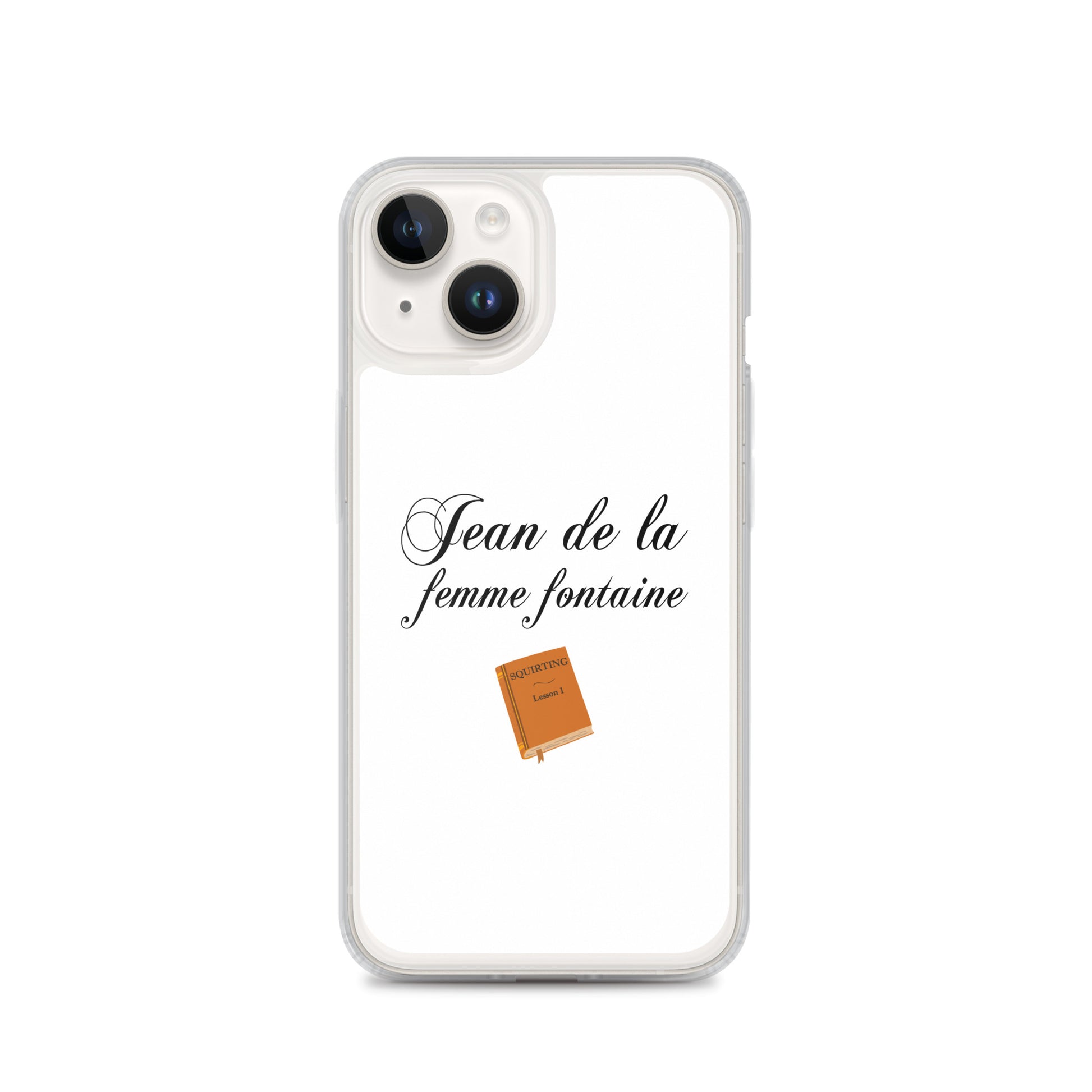 Coque iPhone Jean de la femme fontaine iPhone 14 - Sedurro