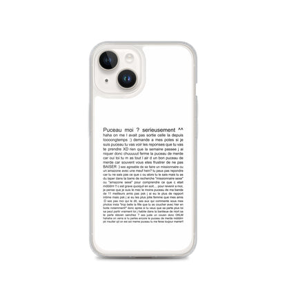 Coque iPhone Puceau moi on me l'avait pas sorti depuis longtemps iPhone 14 - Sedurro
