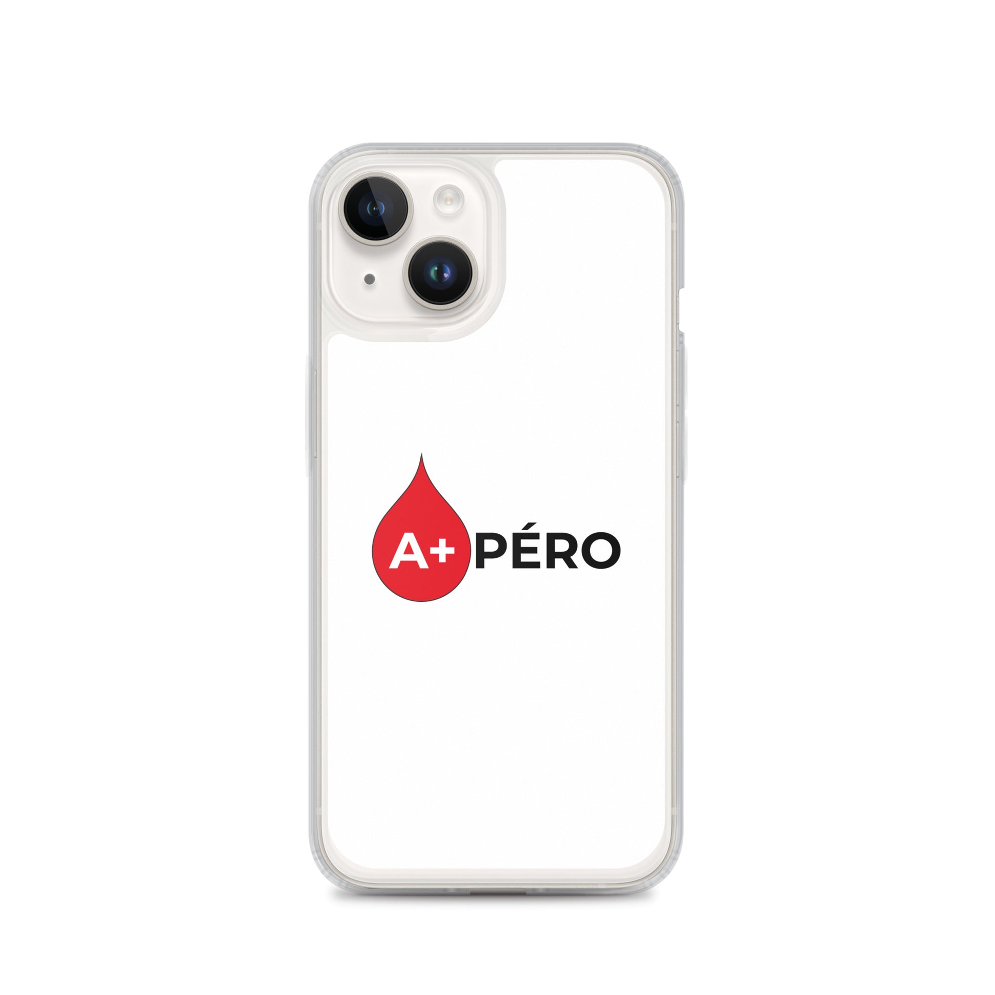 Coque iPhone Apéro groupe sanguin A+ iPhone 14 - Sedurro