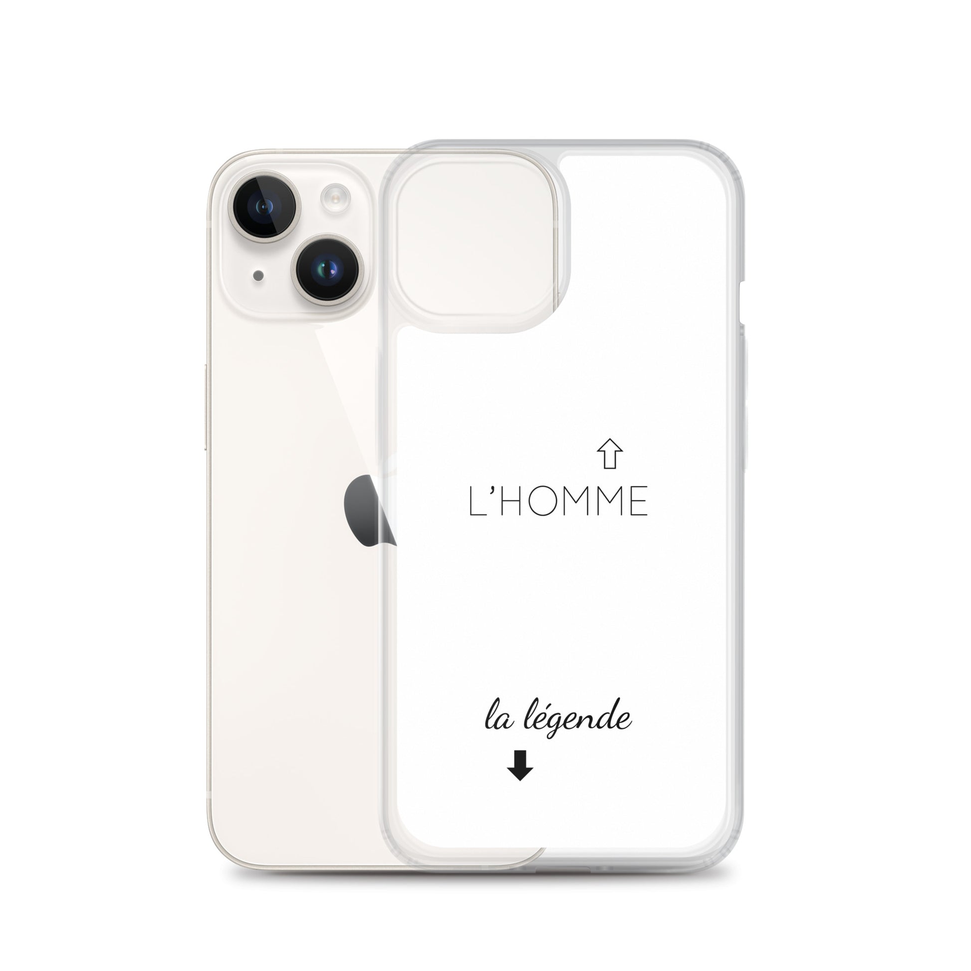 Coque iPhone L'homme et la légende iPhone 14 - Sedurro