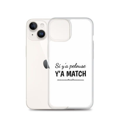 Coque iPhone Si y'a pelouse y'a match - Sedurro