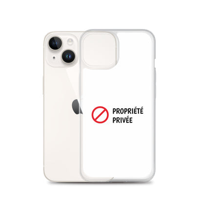 Coque iPhone Propriété privée iPhone 14 - Sedurro