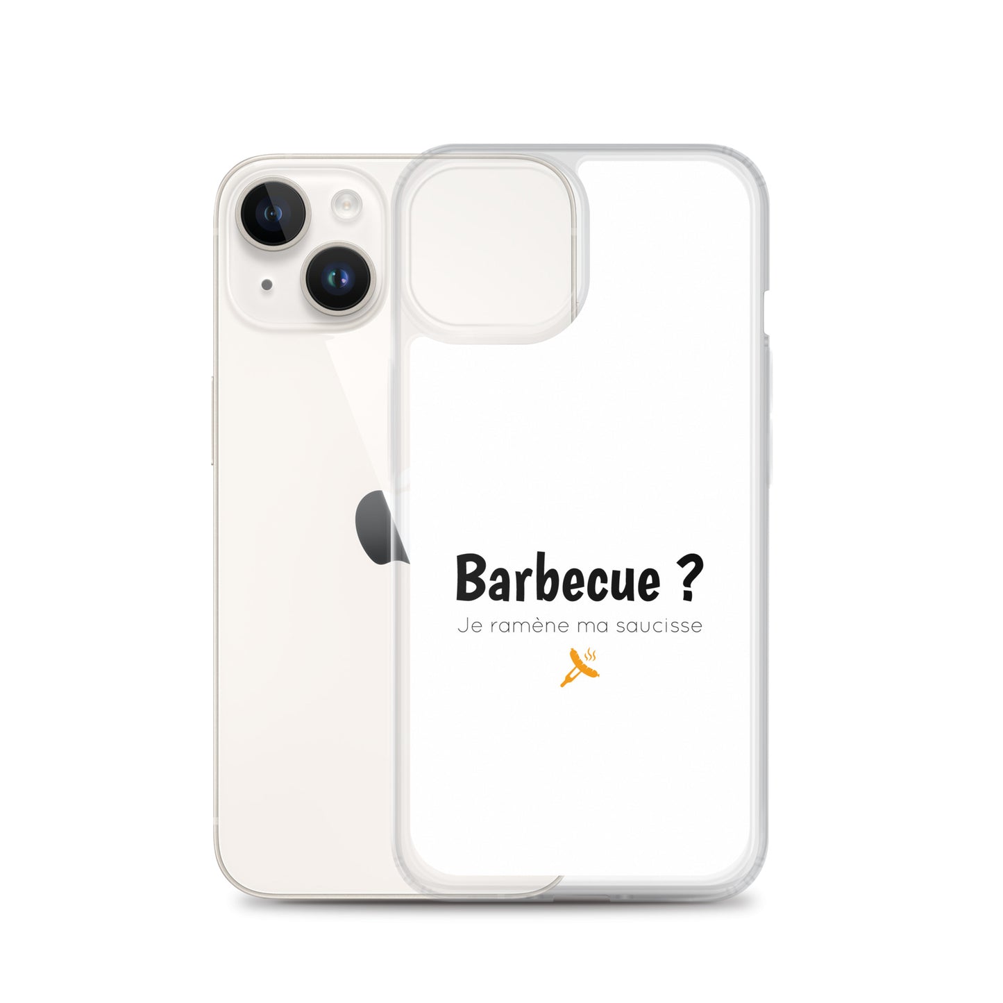 Coque iPhone Barbecue je ramène ma saucisse iPhone 14 - Sedurro
