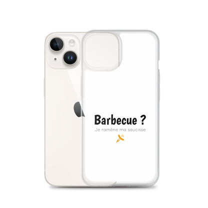 Coque iPhone Barbecue je ramène ma saucisse iPhone 14 - Sedurro