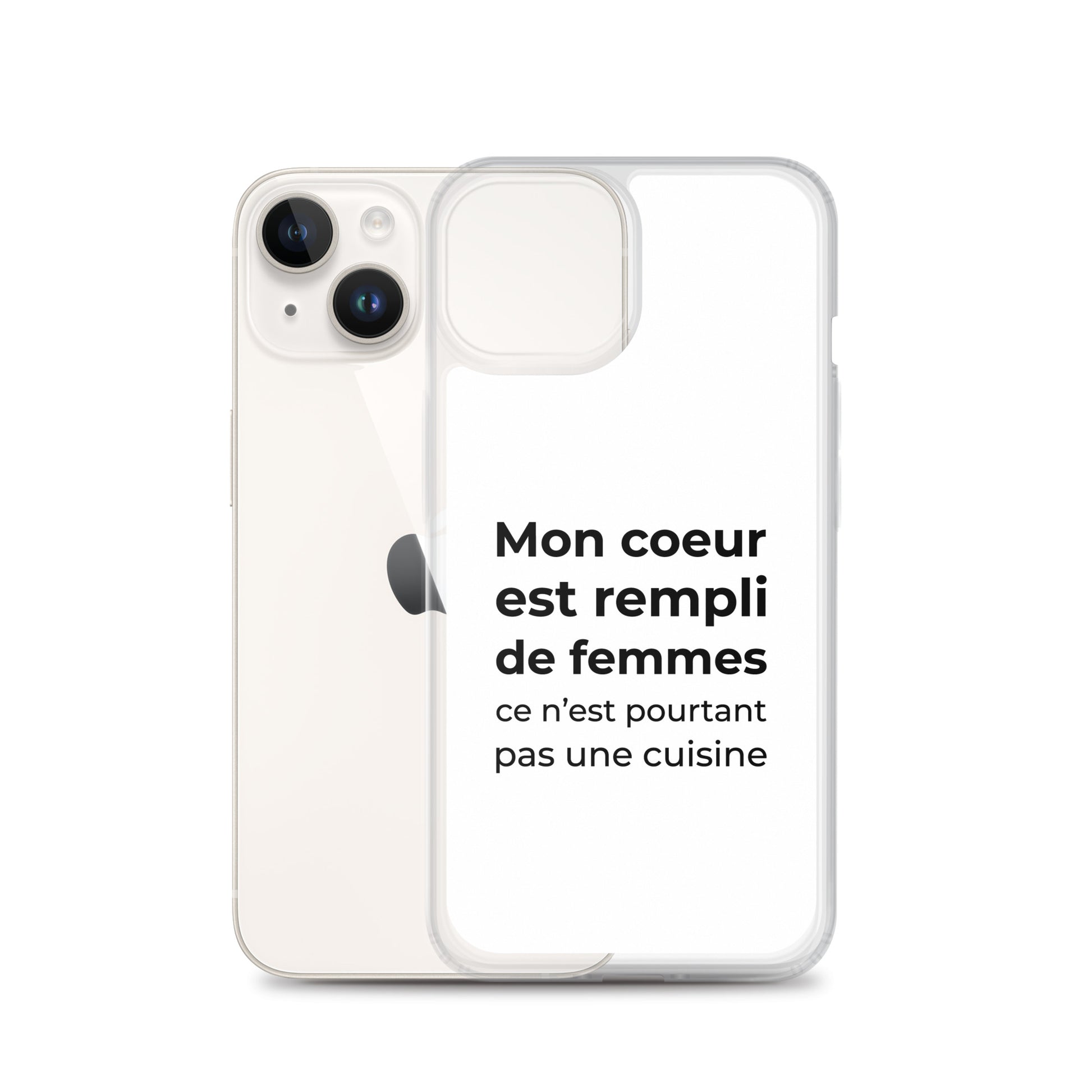 Coque iPhone Mon cœur est rempli de femmes ce n'est pourtant pas une cuisine - Sedurro