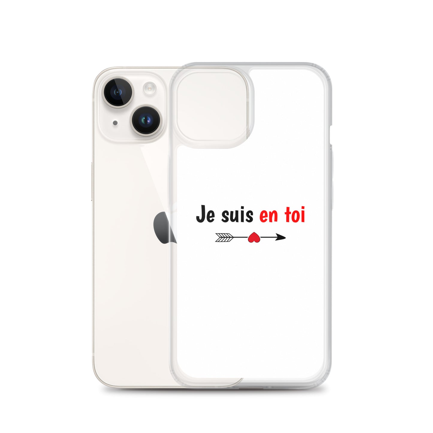 Coque iPhone Je suis en toi flèche cupidon - Sedurro