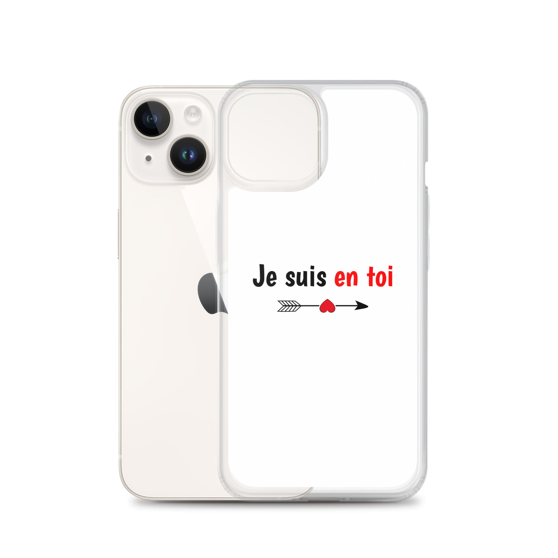 Coque iPhone Je suis en toi flèche cupidon - Sedurro