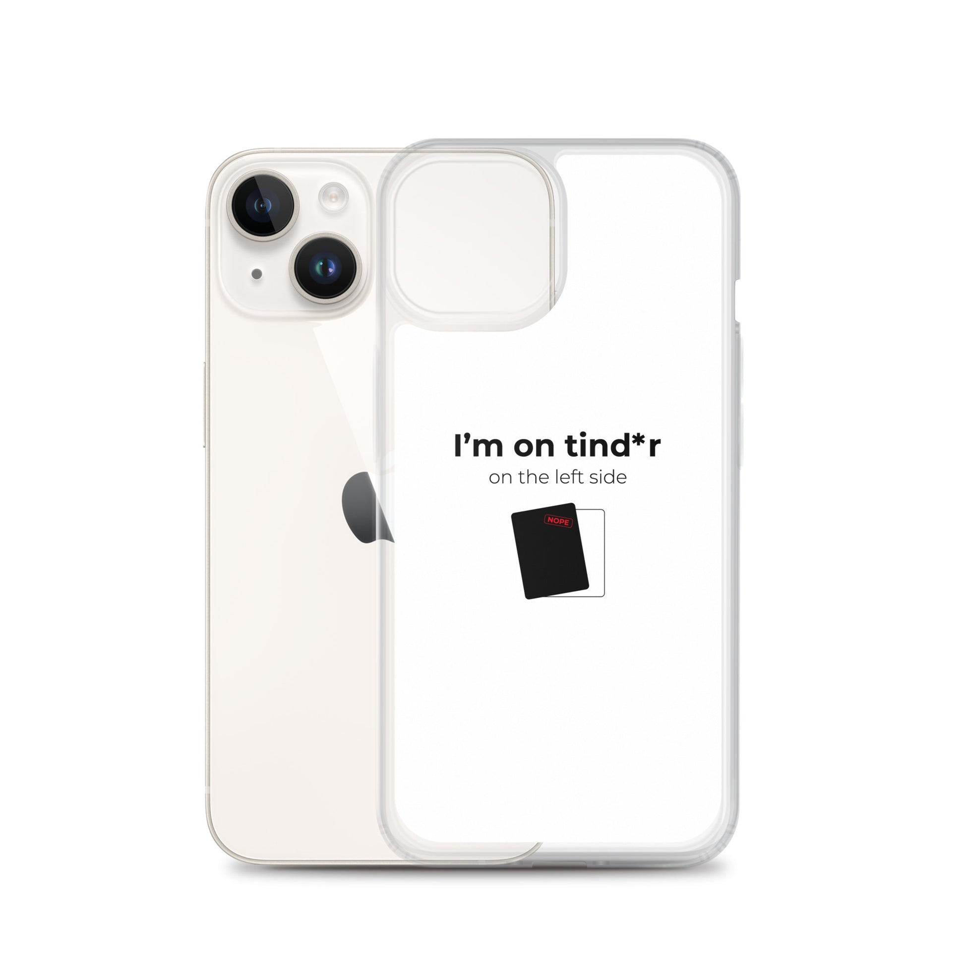 Coque iPhone I'm on tind*r on the left side - Sedurro