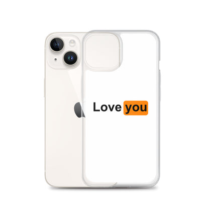 Coque iPhone Love you logo PH - Sedurro