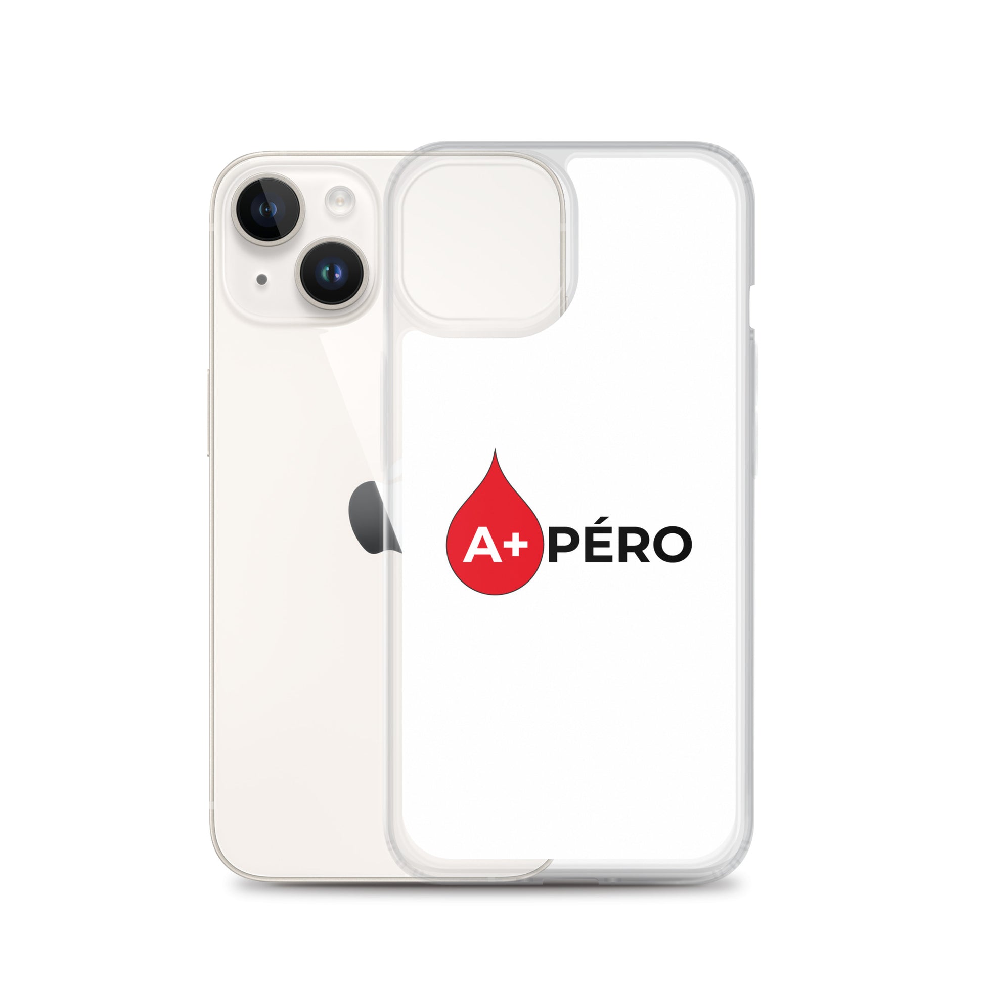 Coque iPhone Apéro groupe sanguin A+ - Sedurro