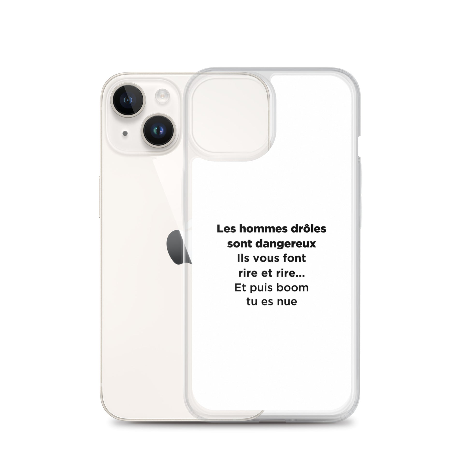 Coque iPhone Les hommes drôles sont dangereux - Sedurro