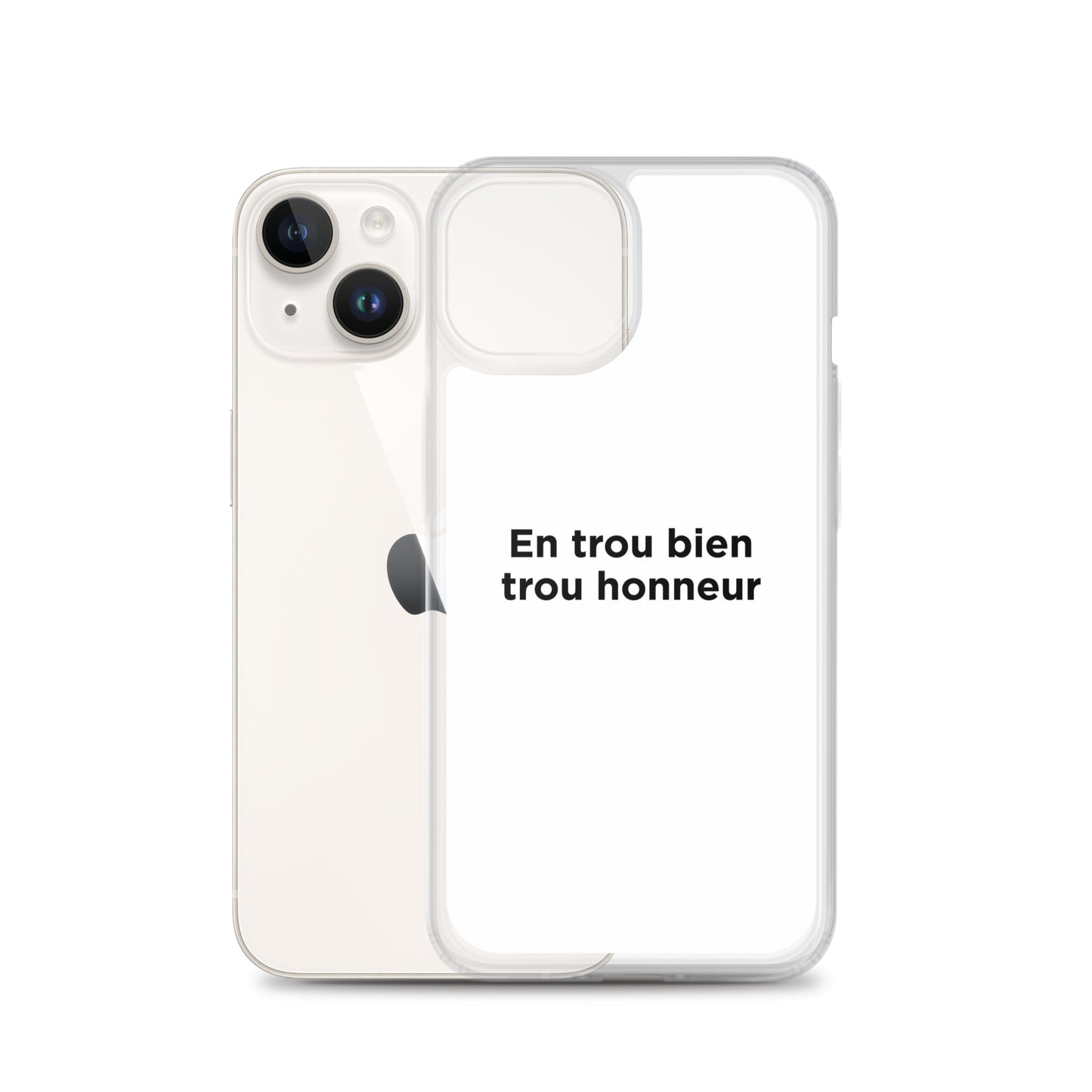 Coque iPhone En trou bien trou honneur - Sedurro