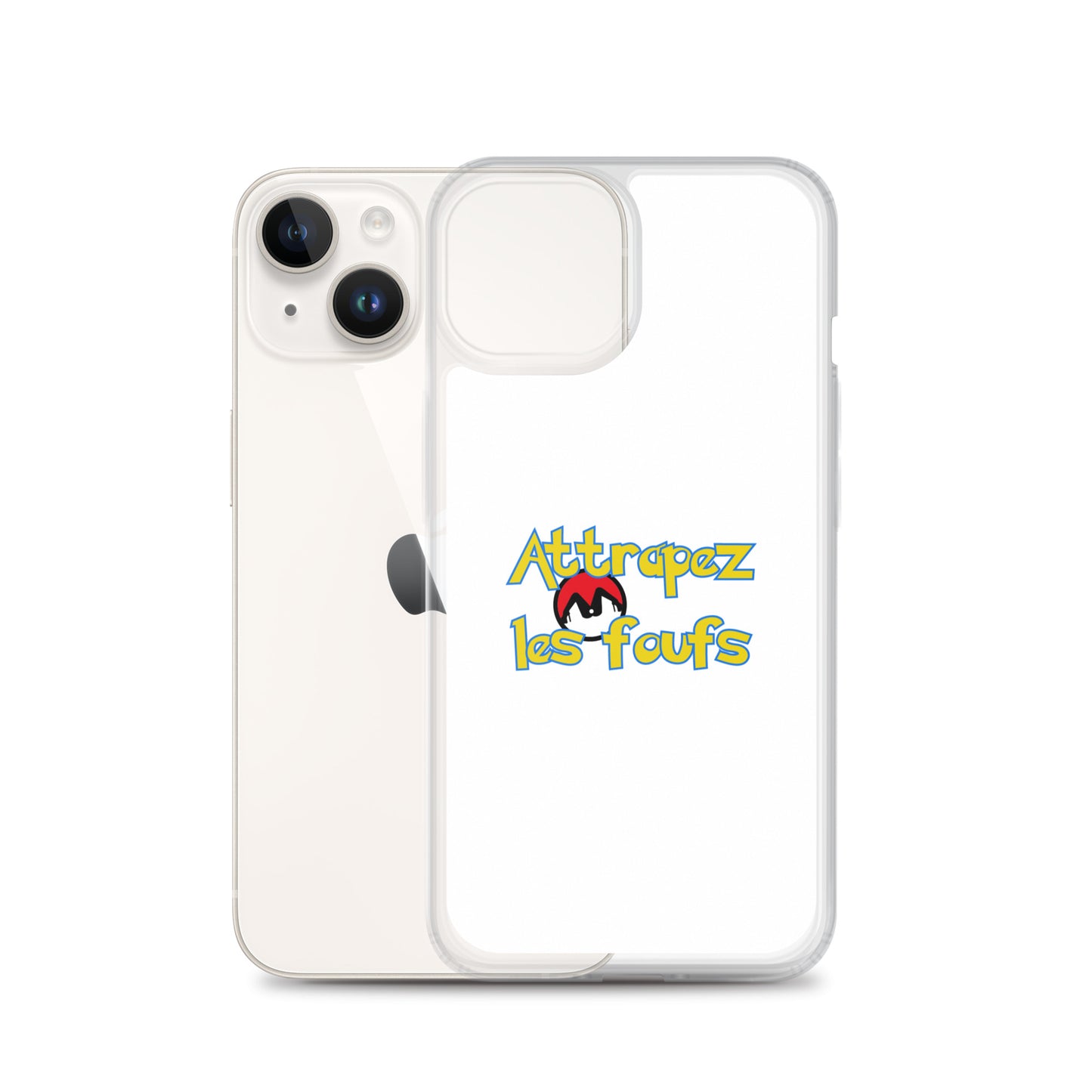 Coque iPhone Attrapez les foufs Pokeboule - Sedurro