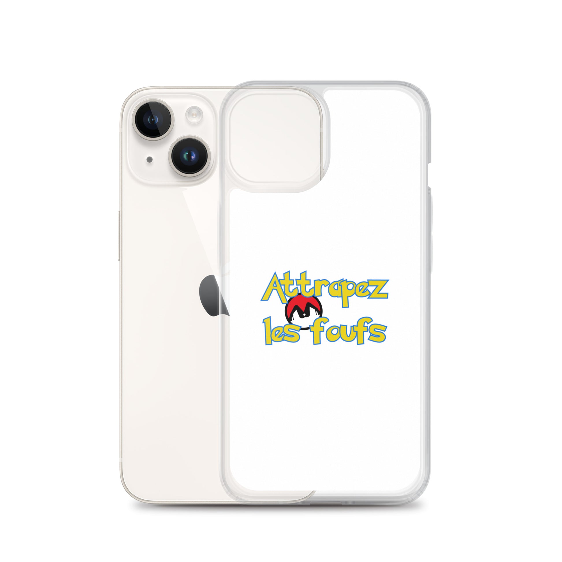 Coque iPhone Attrapez les foufs Pokeboule - Sedurro