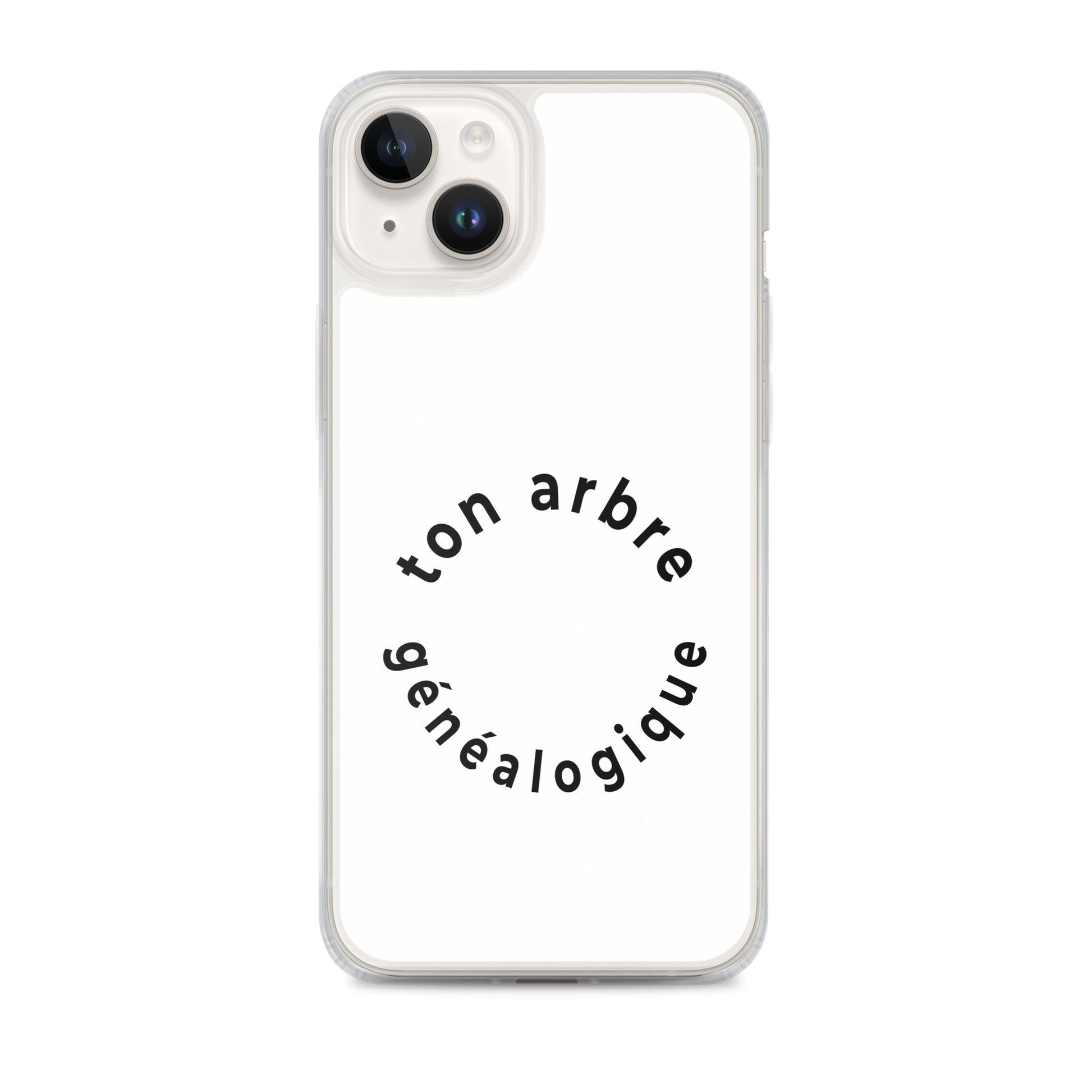 Coque iPhone Ton arbre généalogique en forme de cercle iPhone 14 Plus - Sedurro