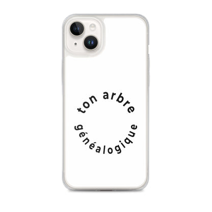 Coque iPhone Ton arbre généalogique en forme de cercle iPhone 14 Plus - Sedurro