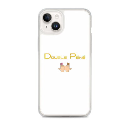 Coque iPhone DP Double péné signe du J iPhone 14 Plus - Sedurro