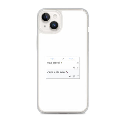 Coque iPhone Traduction cocktail - Sedurro