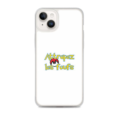 Coque iPhone Attrapez les foufs Pokeboule - Sedurro