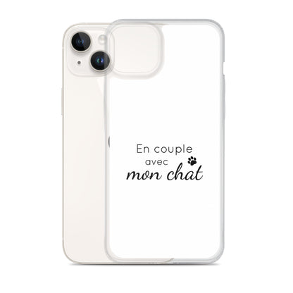 Coque iPhone En couple avec mon chat iPhone 14 Plus - Sedurro
