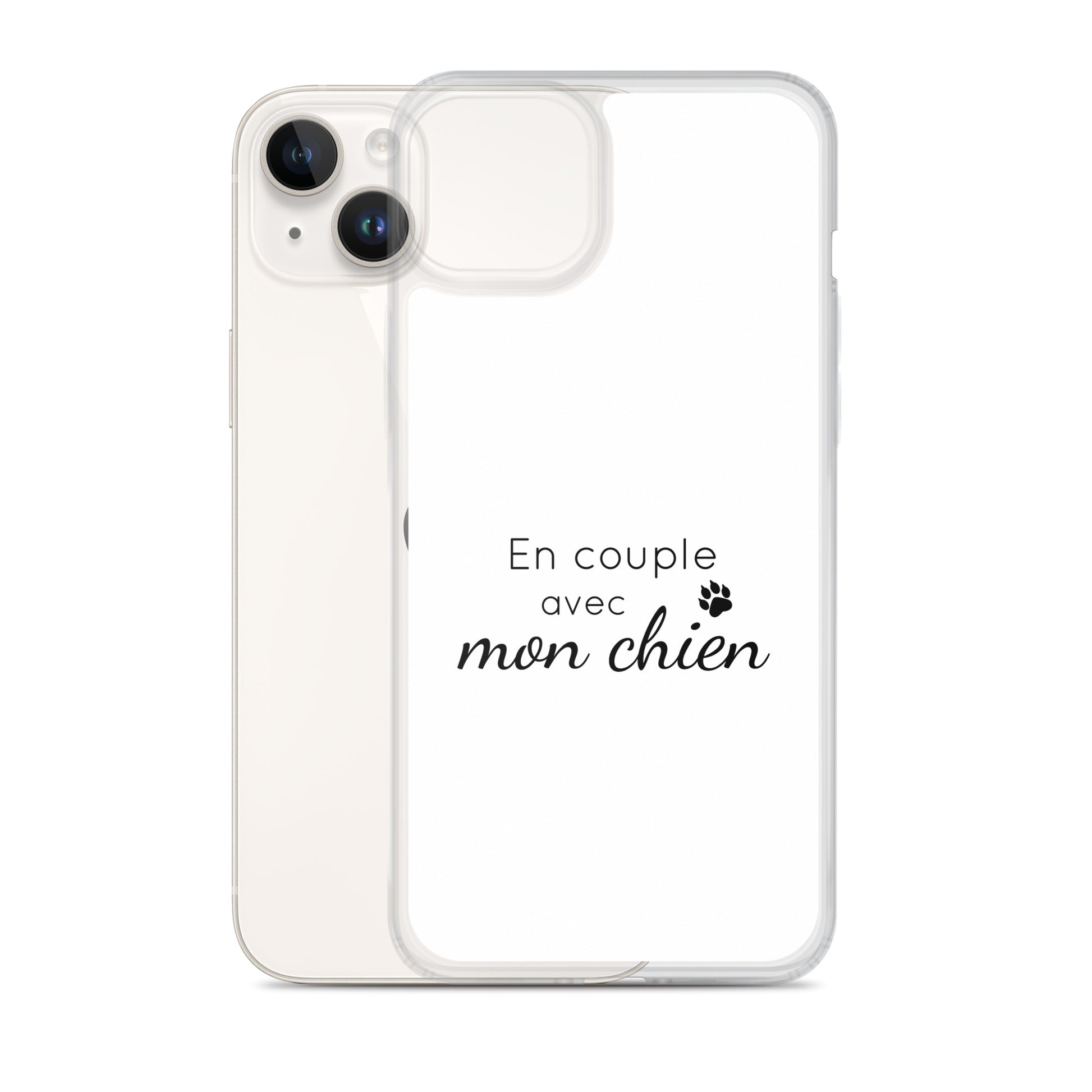 Coque iPhone En couple avec mon chien iPhone 14 Plus - Sedurro