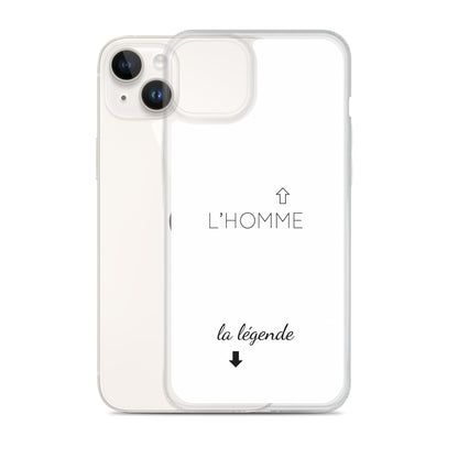 Coque iPhone L'homme et la légende iPhone 14 Plus - Sedurro