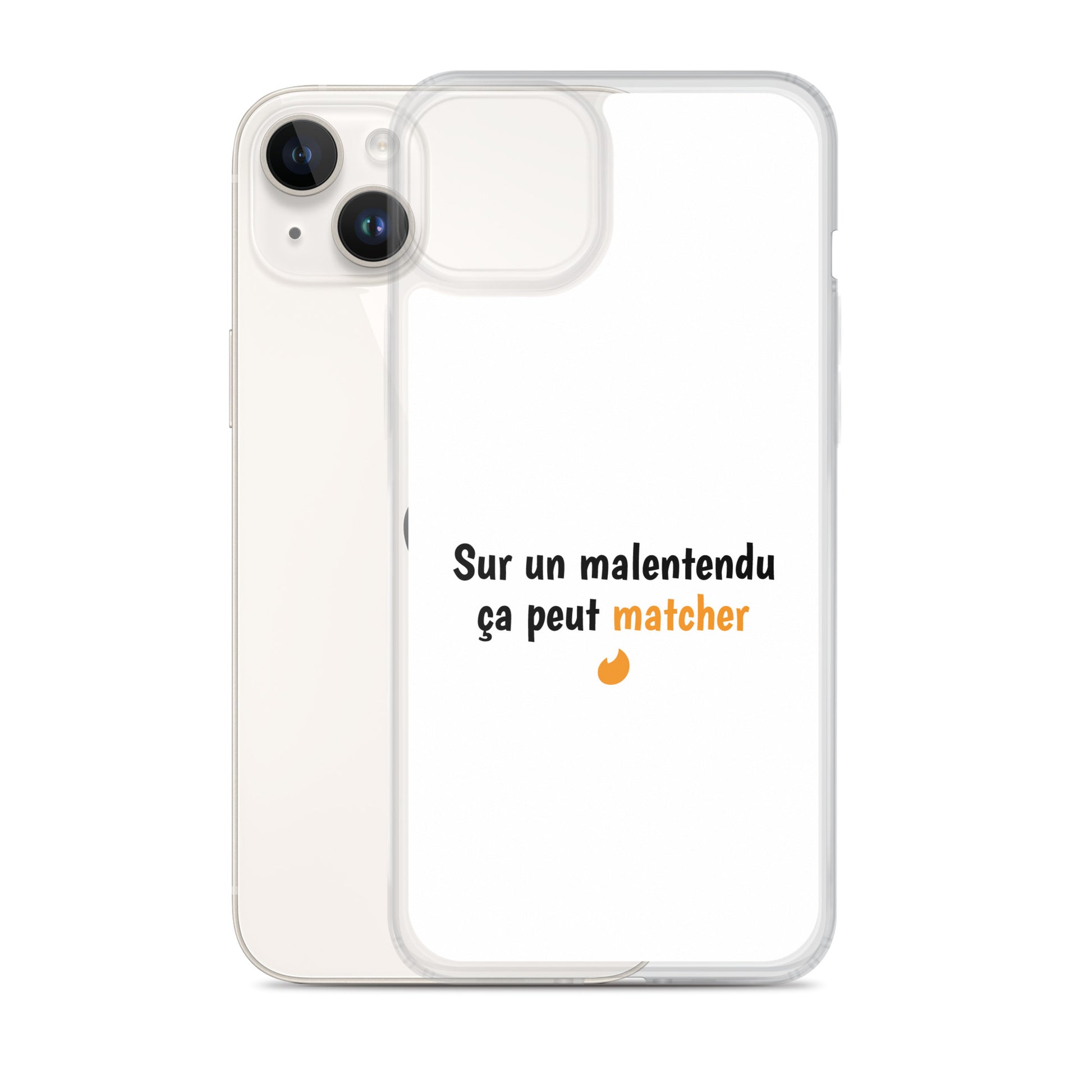 Coque iPhone Sur un malentendu ça peut matcher iPhone 14 Plus - Sedurro
